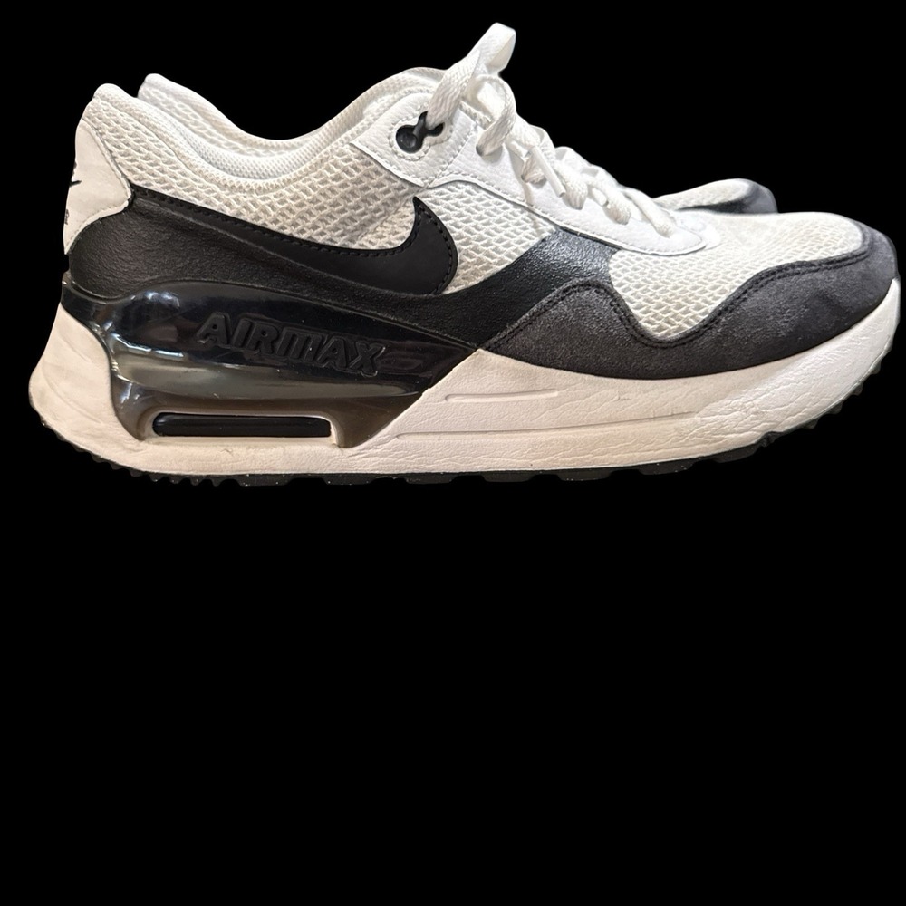 Nike Air Max System Shoes 'White/Black' (DM9537-103) - Size 10